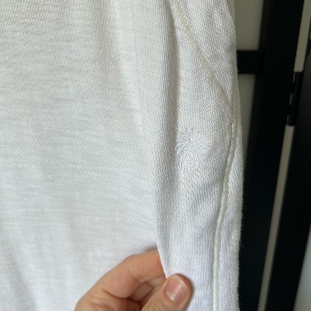 [XL] Tommy Bahama White 100% Cotton Straight Leg Beach Lounge Pants - Picture 7 of 10